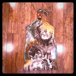 Tie Dye Halter - Closest Clearance